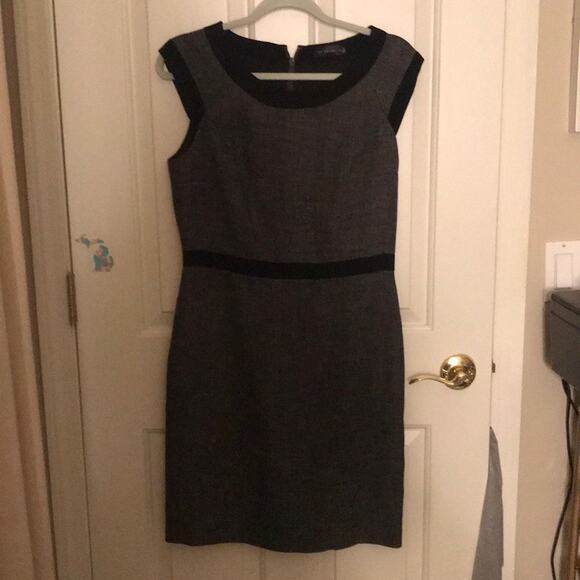 The Limited sheath dress grey and black size 6 - Picture 3 of 6